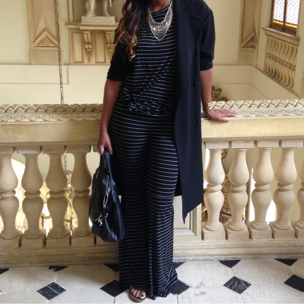 Line & Dot Matching Stripe Set